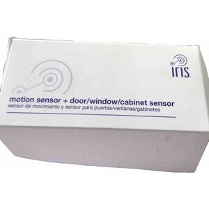 Iris Smart Home Motion Detector + Door Window Cabinet Sensor - No Tools Required